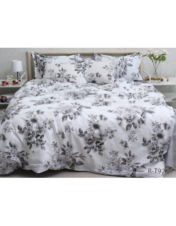 Постіль сімейна з квітковим принтом