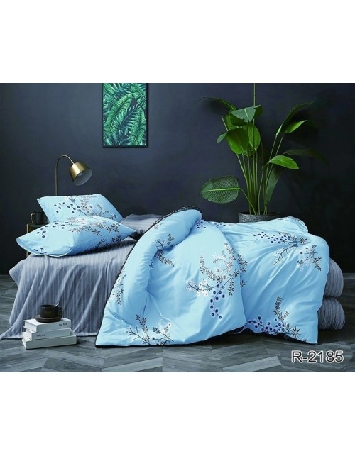 Семейный комплект постельного белья с цветами, Ранфорс