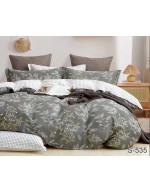 Постіль сімейна з квітковим принтом