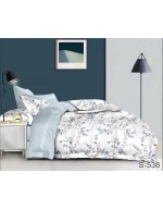 Постіль сімейна з квітковим принтом