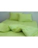 Сімейний комплект постільної білизни однотонні кольори лайма, Ранфорс