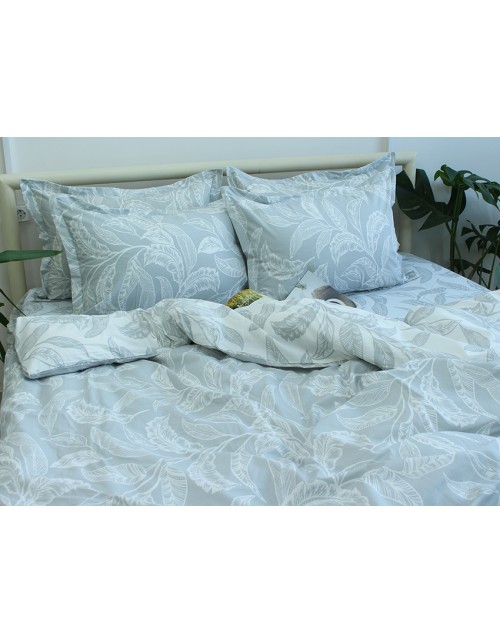 Сімейний комплект постільної білизни з квітковим візерунком, Ранфорс