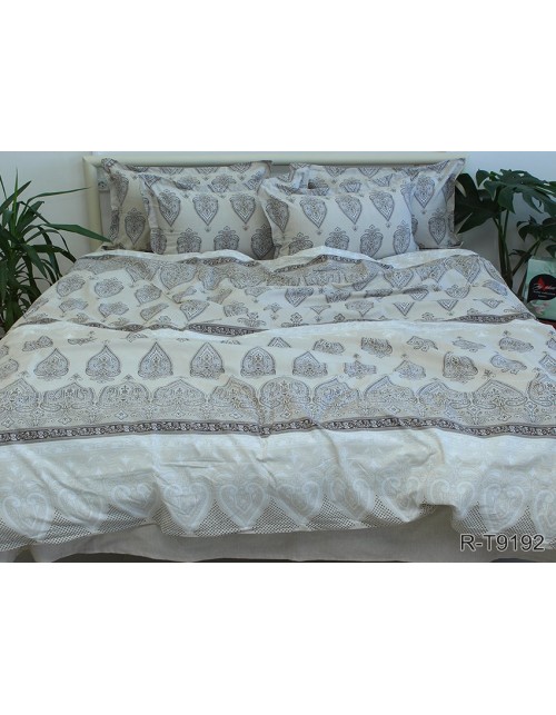 Сімейний комплект постільної білизни з абстрактним принтом, Ранфорс