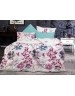 Сімейний комплект постільної білизни з квітковим принтом, Ранфорс