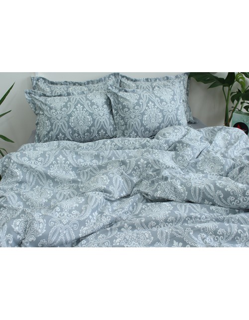 Сімейний комплект постільної білизни з абстрактним принтом, Ранфорс