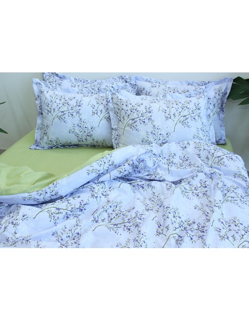 Сімейний комплект постільної білизни з квітковим принтом, Ранфорс