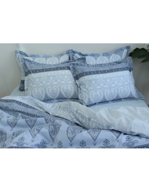 Сімейний комплект постільної білизни з абстрактним принтом, Ранфорс