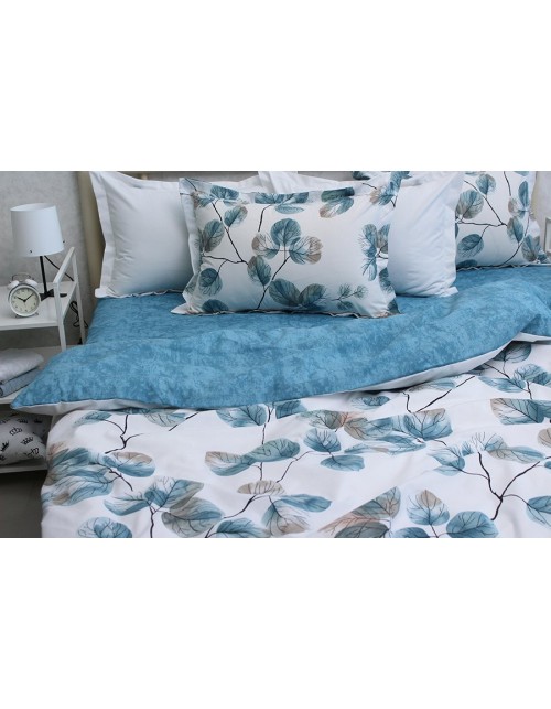 Сімейний комплект постільної білизни з квітковим принтом, Ранфорс