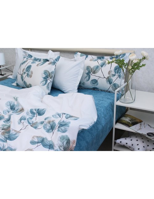 Сімейний комплект постільної білизни з квітковим принтом, Ранфорс
