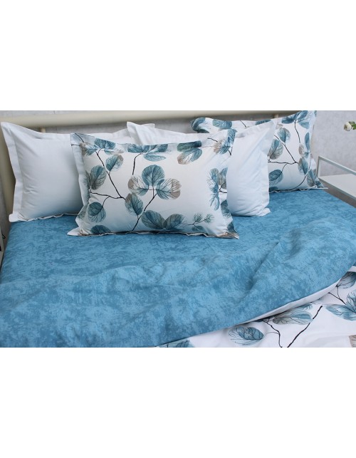 Сімейний комплект постільної білизни з квітковим принтом, Ранфорс