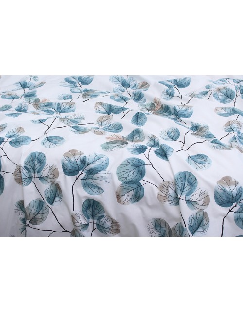 Сімейний комплект постільної білизни з квітковим принтом, Ранфорс