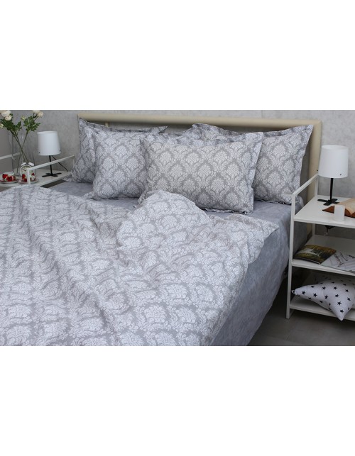 Сімейний комплект постільної білизни з абстрактним принтом, Ранфорс