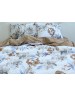 Сімейний комплект постільної білизни з квітковим принтом, Ранфорс
