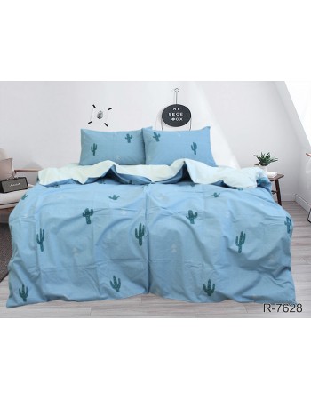 Постель семейная с кактусами