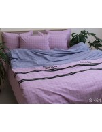 Постель семейная в клеточку