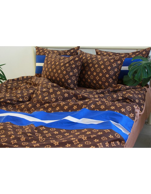 Сімейний комплект постільної білизни з візерунком, Сатин люкс