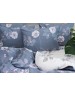 Сімейний комплект постільної білизни з квітковим візерунком, Сатин люкс