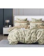 Постіль сімейна з квітковим принтом