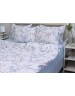 Сімейний комплект постільної білизни з квітковим принтом, Сатин люкс