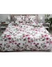 Сімейний комплект постільної білизни з квітковим принтом, Сатин люкс