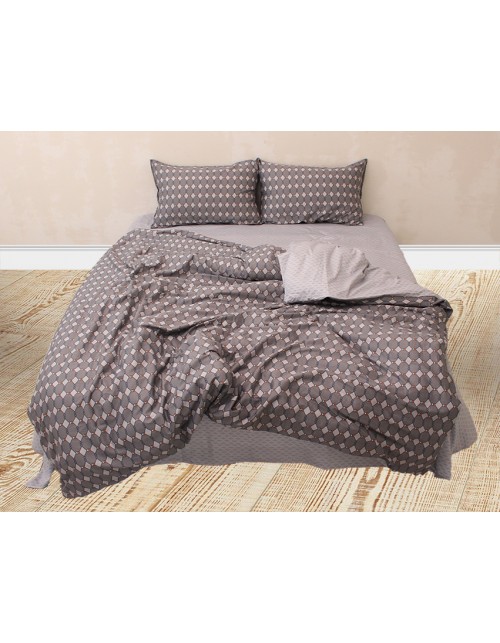 Сімейний комплект постільної білизни з візерунком, Сатин люкс