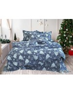 Постіль євро зі сніжинками