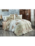 Постіль євро з абстрактним принтом