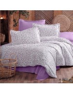 Постель евро с цветочным принтом