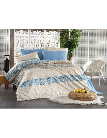 Постіль євро з квітковим візерунком