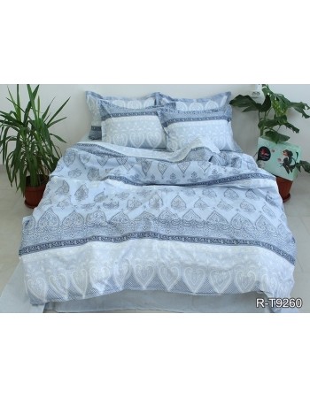 Постіль євро з абстрактним принтом