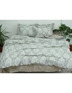 Постіль євро з абстрактним принтом