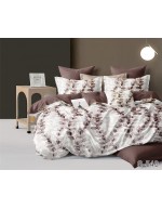 Постіль євро з квітковим візерунком