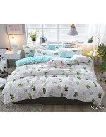 Постель евро с кактусами