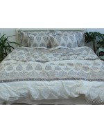 Постіль євро з абстрактним принтом