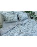 Євро комплект постільної білизни з абстрактним принтом, Ранфорс
