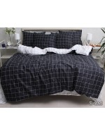 Постіль євро в клітинку