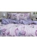 Євро комплект постільної білизни з квітковим принтом, Сатин люкс